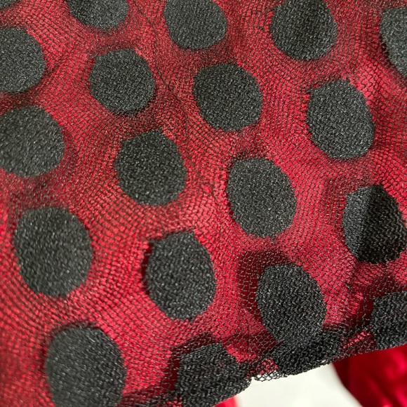 NWT Signature by Robbie Bee Sleeveless Dress Polka Dot Overlay Formal Size 22W - Picture 8 of 12